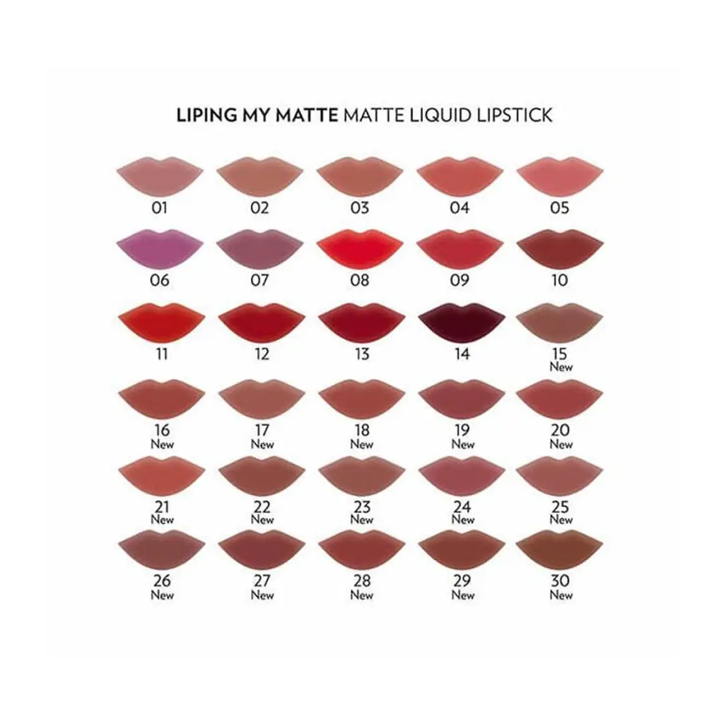 Golden Rose Matte Liquid Lipstick Lip Ink-gallery.webp