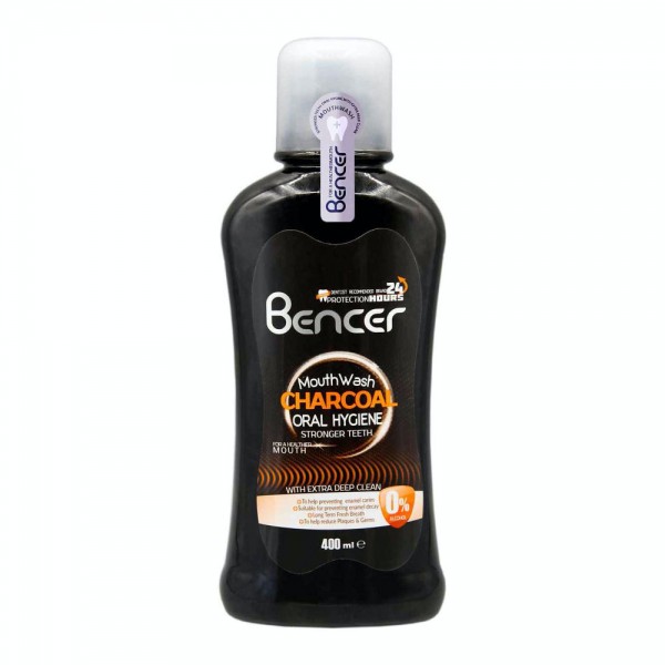 دهان شویه بنسر مدل Charcoal حجم 400 میل