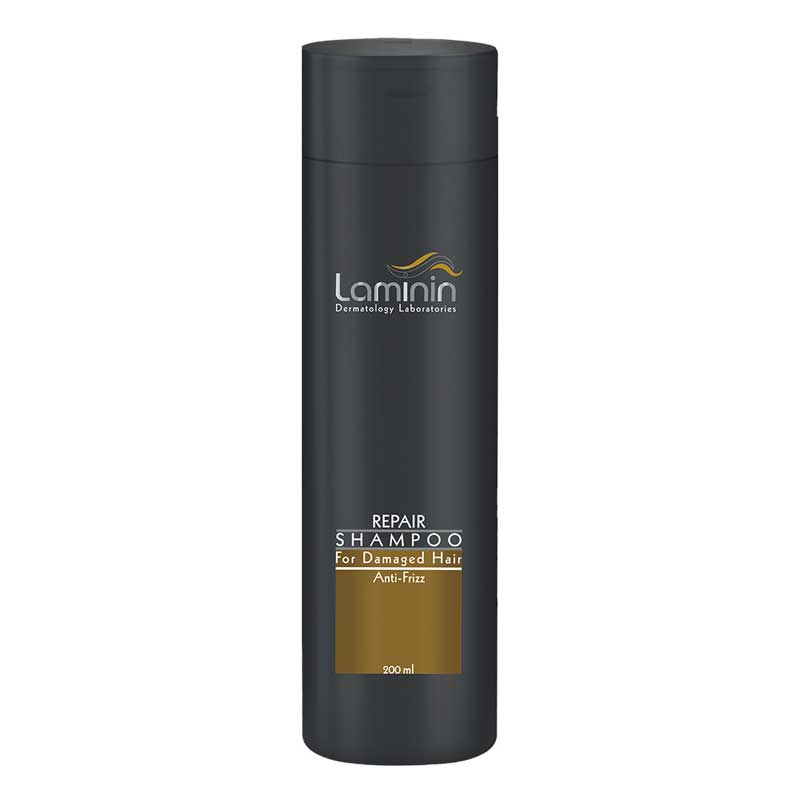 شامپو ترمیم کننده مو لامینین مناسب مو آسیب دیده حجم 200 میل