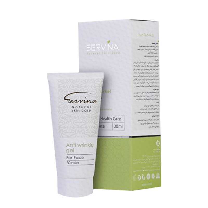 ژل ضد چروک صورت سروینا مناسب انواع پوست 30 میل
