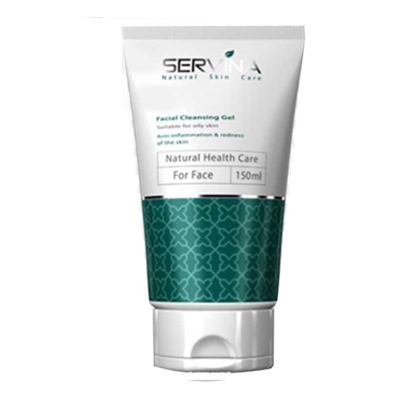ژل شستشوی صورت سروینا مناسب پوست چرب 150 میل