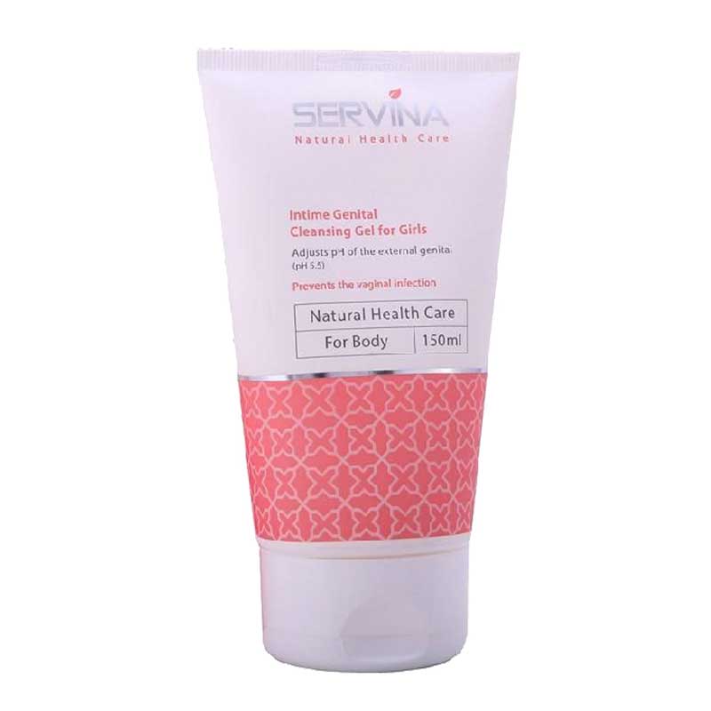 ژل بهداشتی دوشیزگان سروینا حجم 150 میل