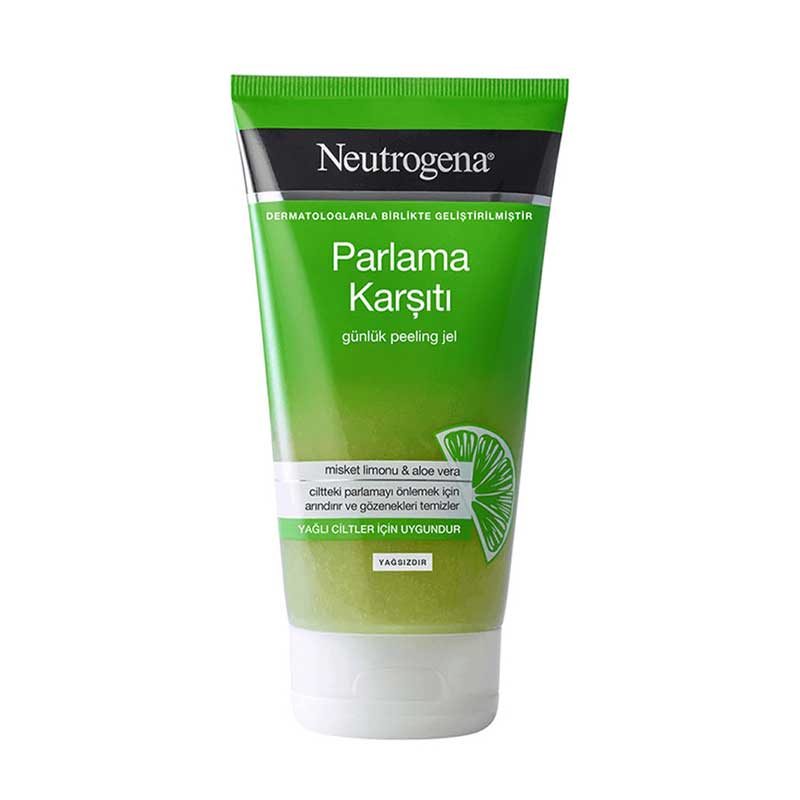 ژل لایه بردار و مات کننده نوتروژینا حاوی عصاره لیمو و آلوئه ورا حجم 150 میل