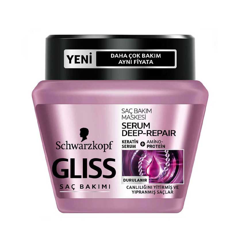 ماسک مو شوآرتزکف پروفشنال سری گلیس مدل Deep Repair حجم 300 میل