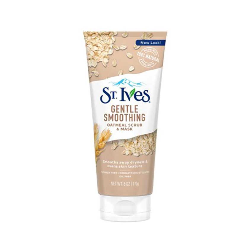 ماسک و اسکراب ملایم صورت سینت‌ایوز حاوی جو دوسر 170گرم