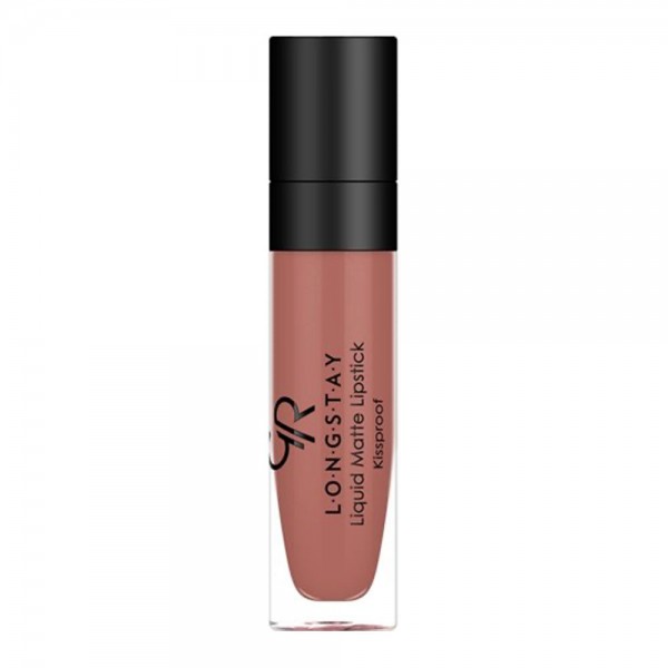 رژ لب مایع مات گلدن رز مدل Long Stay شماره 16