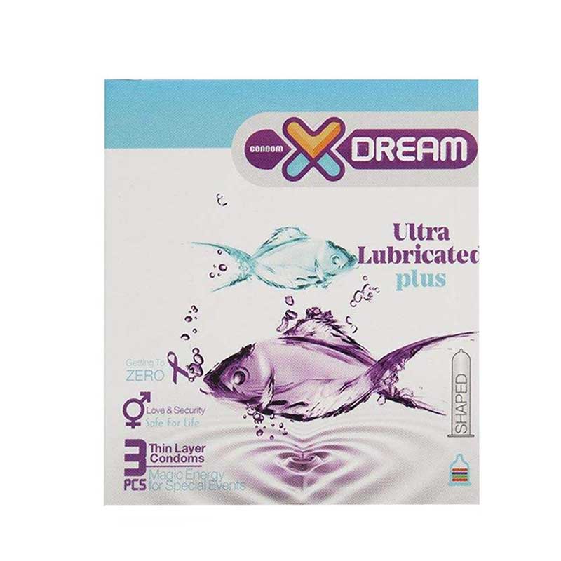 کاندوم بسیار روان ایکسدریم Ultra Lubricataed plus بسته 3 عددی