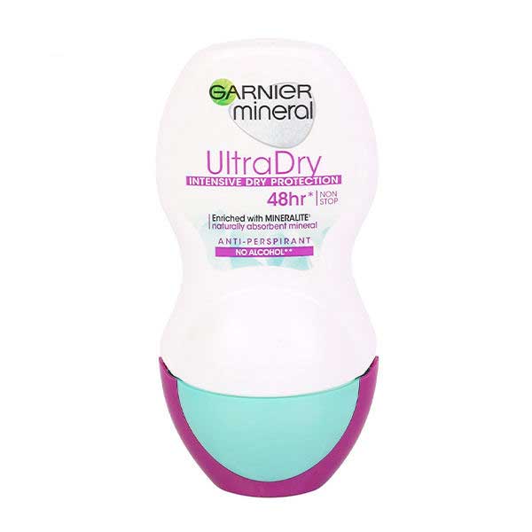 رول ضد تعریق زنانه گارنیه مدل UltraDry حجم 50 میلی لیتر