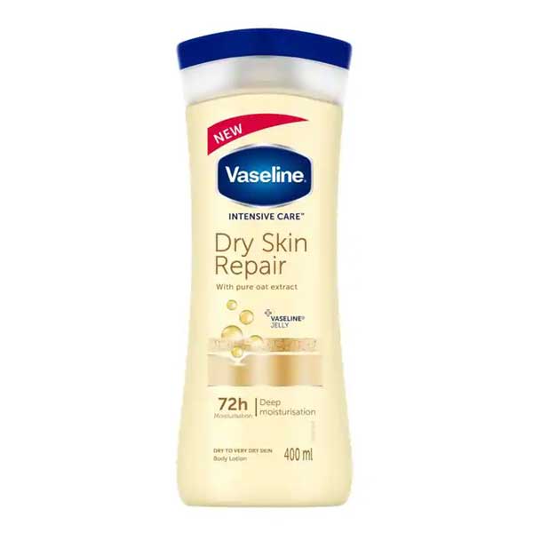 لوسیون بدن وازلین مدل DRY INTENSIVE CARE حجم 400 میل