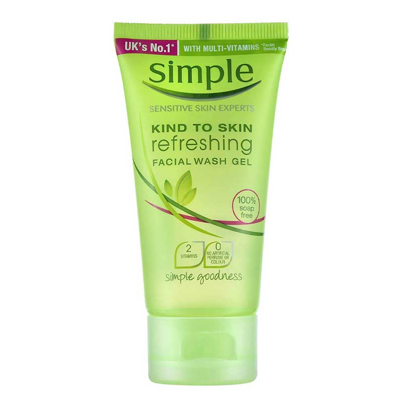 ژل شستشو صورت سیمپل مدل REFRESHING حجم 50 میل