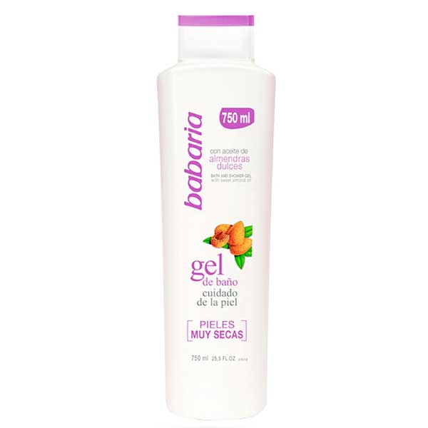 شامپو بدن باباریا حاوی روغن بادام حجم 750 میل