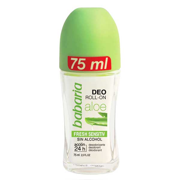 رول ضد تعریق باباریا مدل Aloevera Fresh حجم 75 میل