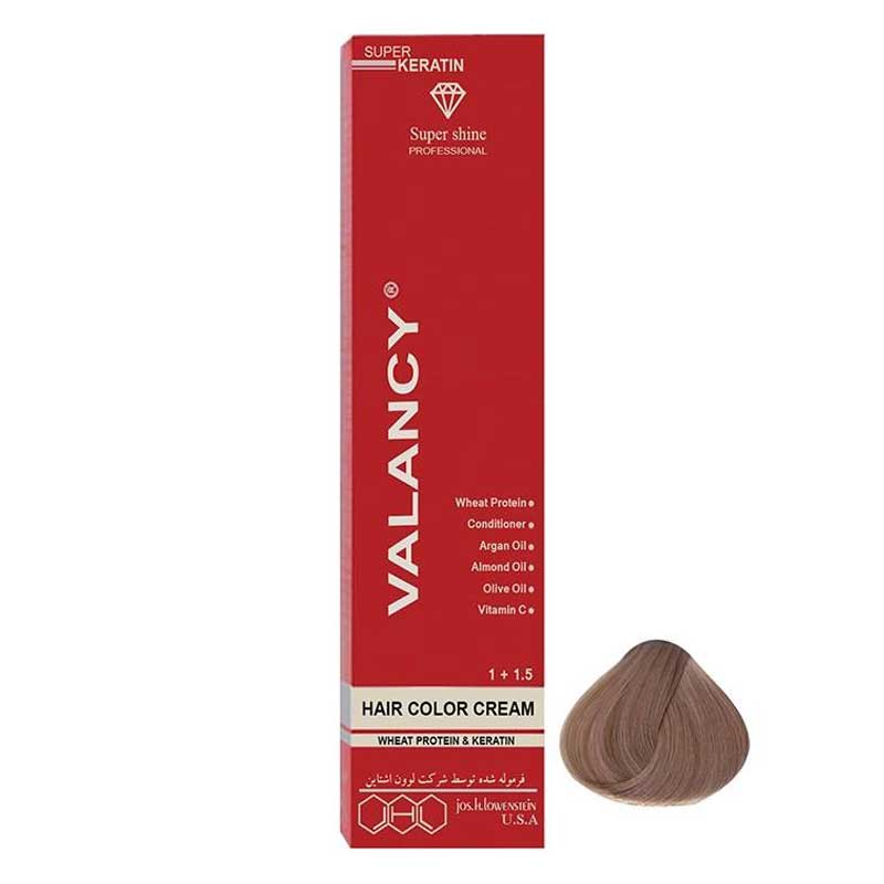 رنگ مو والانسی سری واریاسیون مدل واریاسیون نقره ای ضد زردی شماره E13