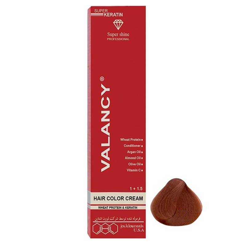 رنگ مو والانسی سری مسی مدل بلوند مسی متوسط شماره K7