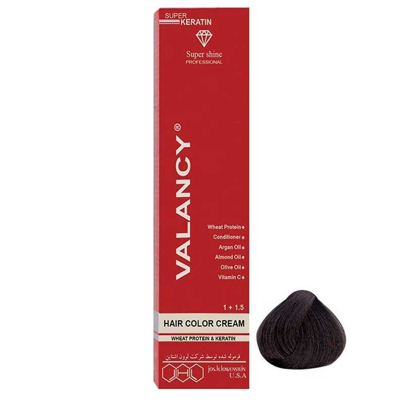 رنگ مو والانسی سری مردانه مدل قهوه ای دودی شماره FM4