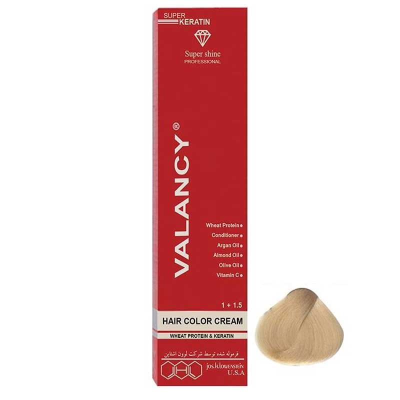رنگ مو والانسی سری بژ مدل بلوند بژ خیلی روشن شماره B8
