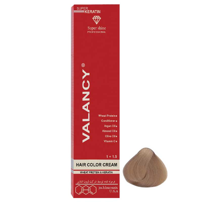رنگ مو والانسی سری طبیعی شماره 7.00 رنگ بلوند قوی
