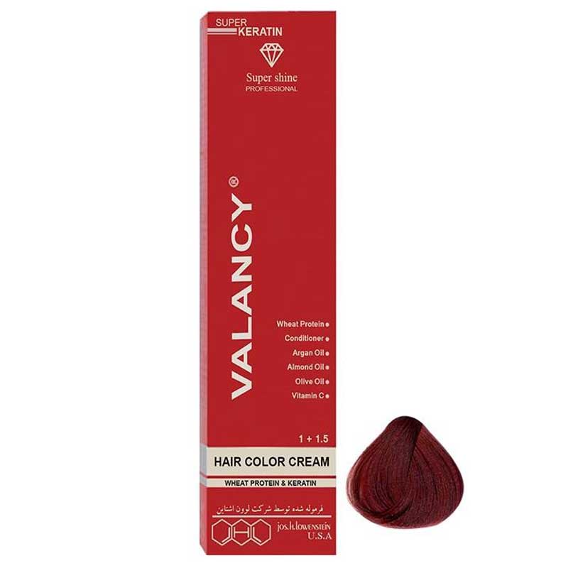 رنگ مو والانسی سری آلبالویی مدل آلبالویی شماره RF4