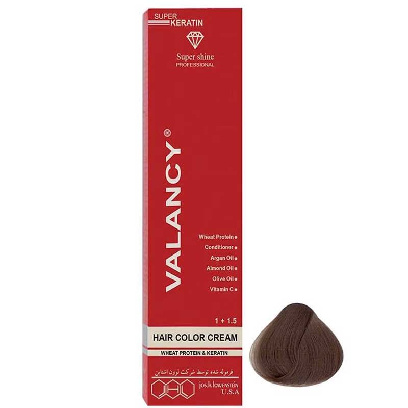 رنگ مو والانسی سری کاپوچینویی مدل بلوند کاپوچینویی تیره شماره WG7