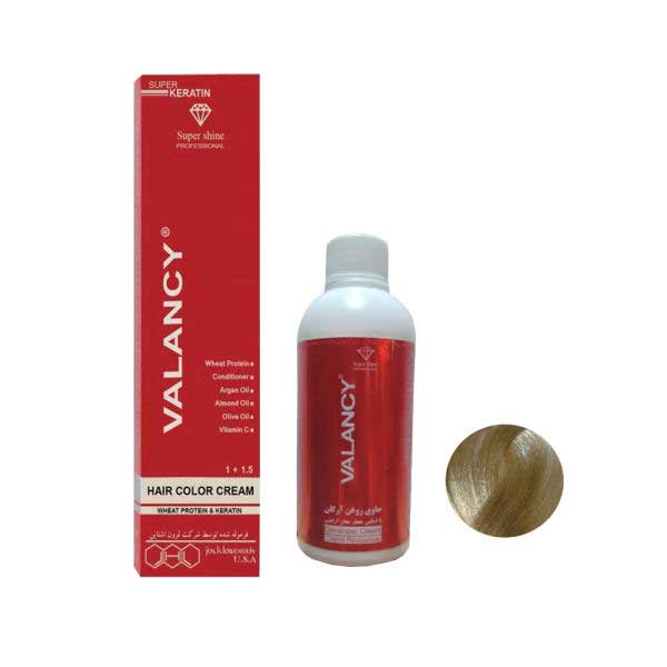 کیت رنگ مو والانسی شماره N9 رنگ بلوند خیلی روشن