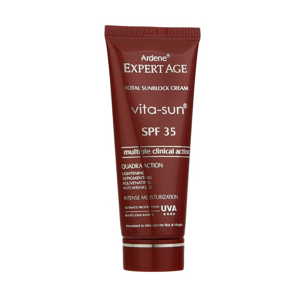 کرم ضدآفتاب روشن‌کننده و ضدچروک با SPF35 آردن اکسپرت‌ایج 45میل