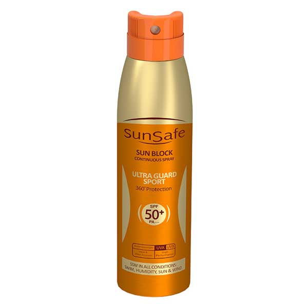 اسپری ضد آفتاب سان سیف مدل Ultra Guard حجم 150 میل