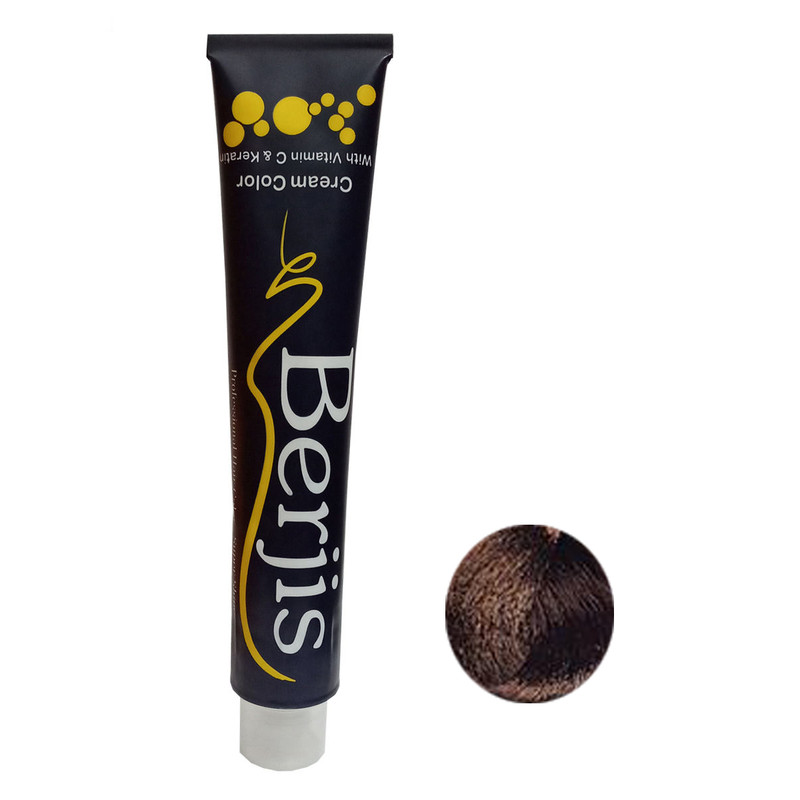 رنگ مو برجیس شماره 6.7 رنگ بلوند نسکافه ای تیره