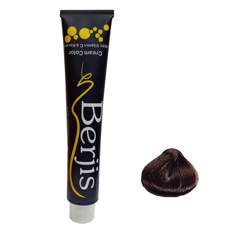 رنگ مو برجیس شماره 5.34 رنگ قهوه ای تنباکویی روشن