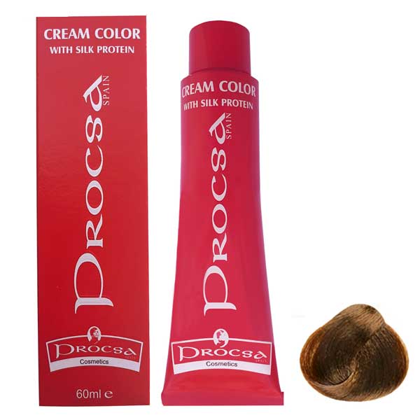 رنگ مو پروکسا سری Gold Mahogany شماره 7.53 رنگ بلوند شکلاتی گرم متوسط