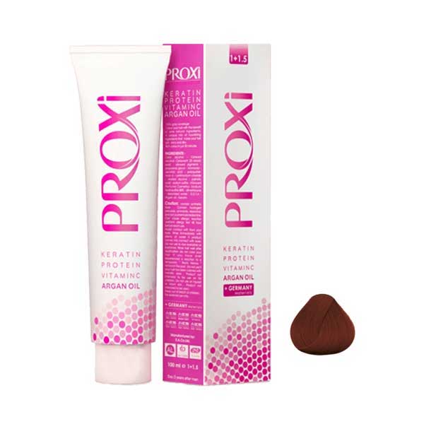 رنگ مو پروکسی قهوه ای مسی روشن شماره 5.4