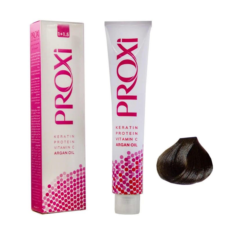 رنگ مو پروکسی قهوه ای زیتونی متوسط شماره 4.3