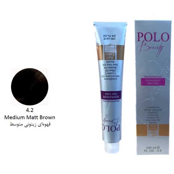 رنگ مو پلو شماره 4.2 حجم 100 میل