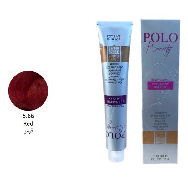 رنگ مو پلو قرمز شماره 5.66 حجم 100 میل