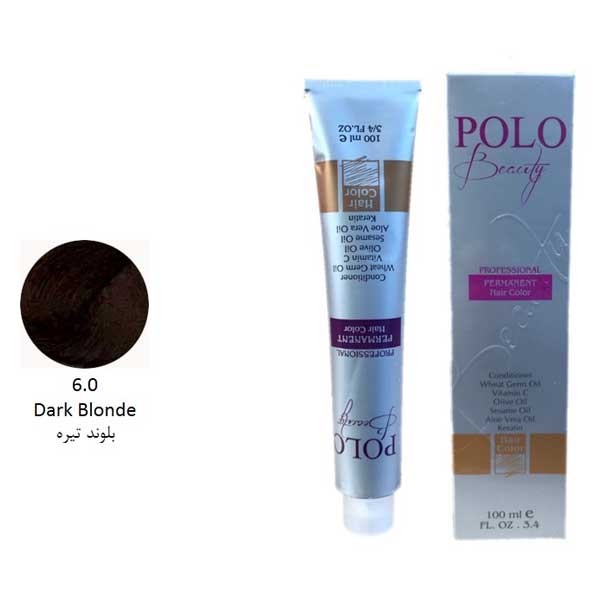 رنگ مو پلو بلوند تیره شماره 6.0 حجم 100 میل
