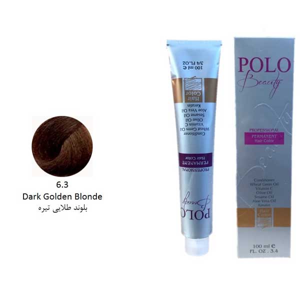 رنگ مو پلو شماره 6.3 حجم 100 میل