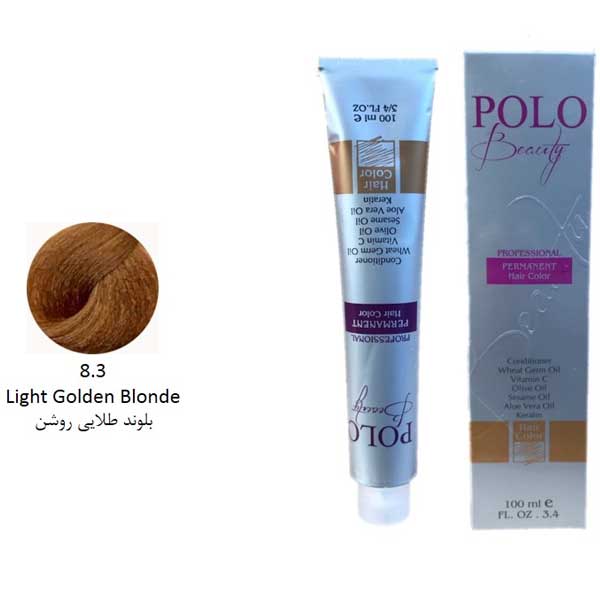 رنگ مو پلو شماره 8.3 حجم 100 میل