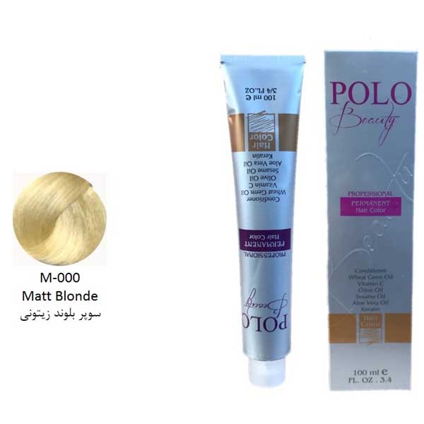 رنگ مو پلو شماره M-000 حجم 100 میل