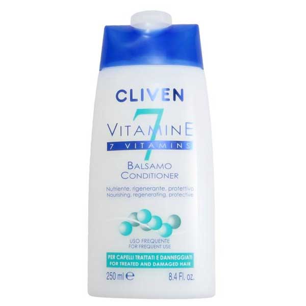 نرم کننده کلیون مدل 7 Vitamin مناسب موهای رنگ شده و آسیب دیده حجم 250 میل