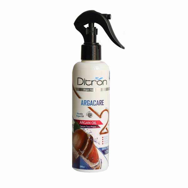 اسپری دو فاز مو دیترون مدل ARGAN OIL حجم 250 میل