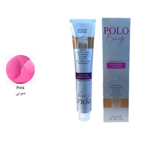 رنگ مو پلو صورتی pink حجم 100 میل