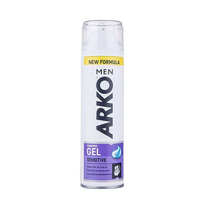 ژل اصلاح آرکو مدل Sensitive مناسب پوست های حساس حجم 200 میل