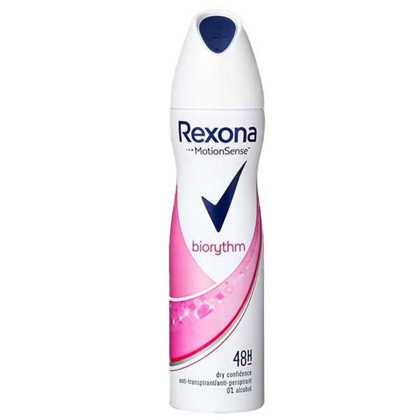 اسپری ضد تعریق زنانه رکسونا مدل Biorythm حجم 200 میل