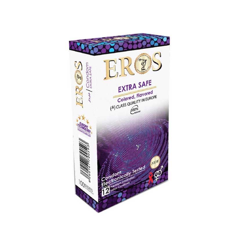 کاندوم اروس مدل Extra Safe بسته 12 عددی