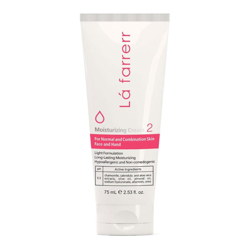 کرم آبرسان صورت و دست لافارر (2) مخصوص پوست های نرمال و مختلط