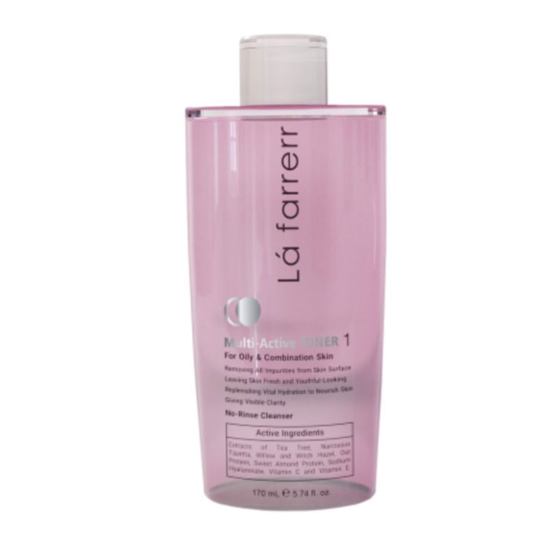 تونر پاک کننده صورت لافارر (1) مدل آبرسان مناسب پوست های چرب و مختلط