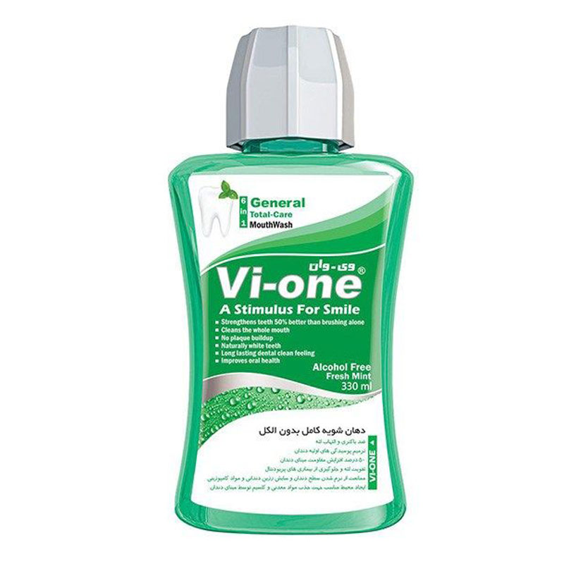 دهان شویه وی وان مدل General Fresh Mint حجم 330 میلی لیتر