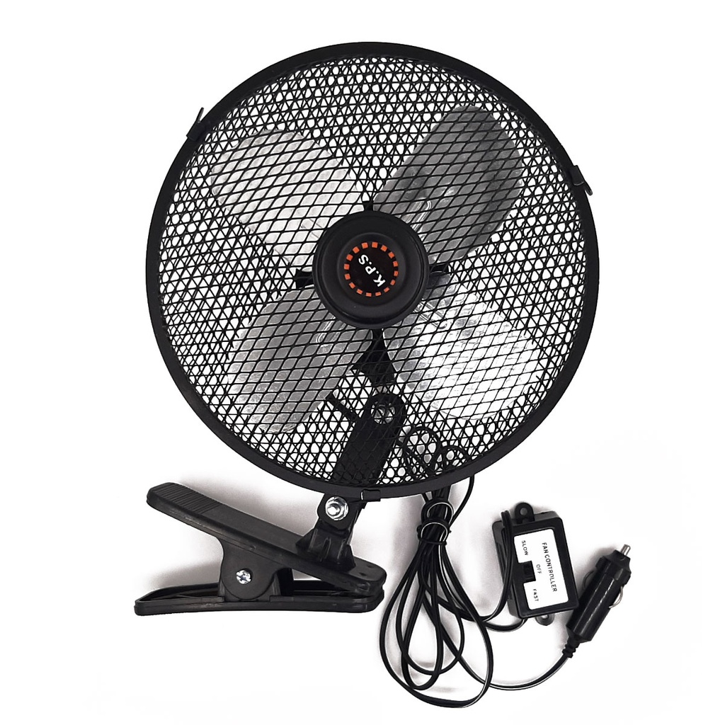 پنکه فندکی خودرو کیان پارس مدل 12 ولت با پره فلزی