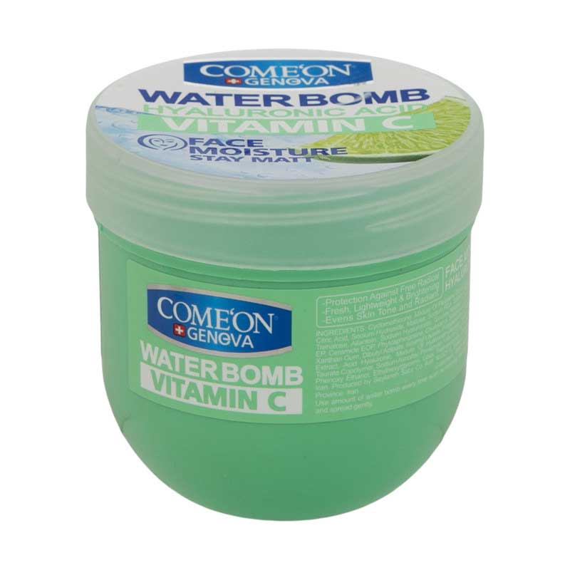 کرم آبرسان کامان سری واتربمب مدل VITAMIN C  مناسب انواع پوست حجم 200 میل