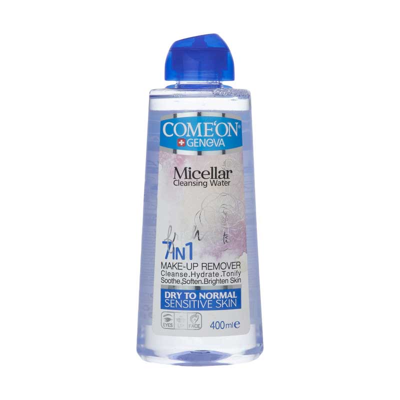 محلول پاک کننده آرایش صورت کامان مدل DRY SKIN حجم 400 میل