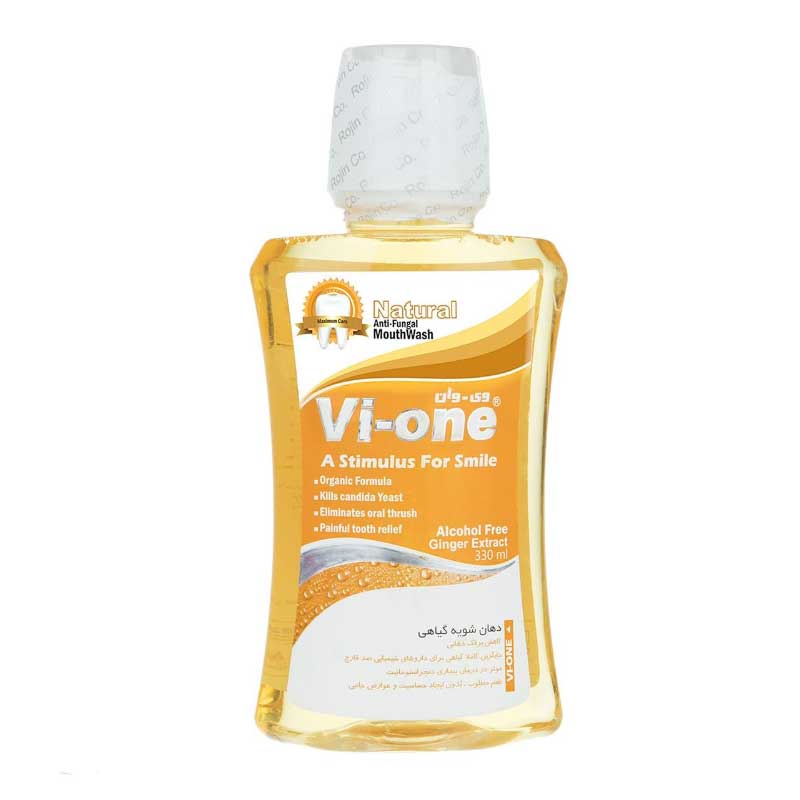 دهان شویه وی وان مدل Natural حجم 330 میلی لیتر